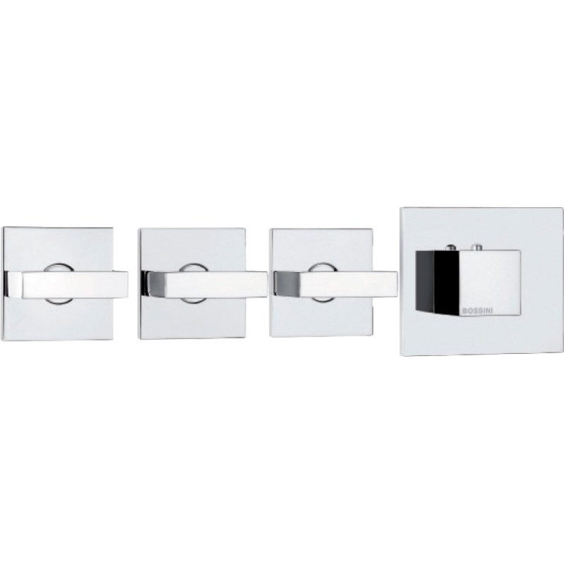 Термостат Bossini Rectangular 3 Outlets LP Z033205 для ванны с душем, хром