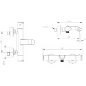 Термостат Bravat Waterfall F673114C-01A-RUS для ванны с душем