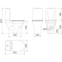 Унитаз-компакт IDDIS Edifice Rimless EDIRDSEi24 безободковый