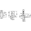 Унитаз-компакт Roca Meridian 342247000