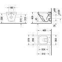 Унитаз подвесной Duravit DuraStyle 2571090000 rimless + ершик