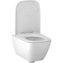 Унитаз подвесной Geberit Smyle Square с крышкой-сиденьем с микролифтом
