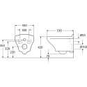 Унитаз подвесной Gustavsberg Estetic Hygienic Flush черный