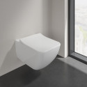 Унитаз подвесной Villeroy & Boch Collaro 4626RSR1 alpin, ceramicplus, тонкое сиденье с микролифтом