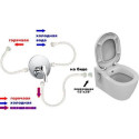 Унитаз подвесной VitrA Zentrum 5785B003-0850 с биде