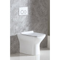 Унитаз приставной BelBagno Romano BB248CBR безободковый