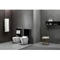 Унитаз приставной Geberit AquaClean Tuma Comfort 146.310.FW.1 вставка матированная нержавеющая сталь