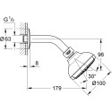 Верхний душ Grohe Tempesta New 27870001