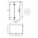 Душевое ограждение GROSSMAN PR-120SQR