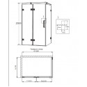 Душевое ограждение GROSSMAN PR-120SQL