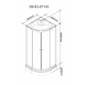 Душевая кабина PARLY EF1031