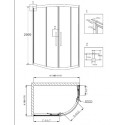 Душевое ограждение GROSSMAN PR-120SR