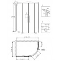 Душевое ограждение GROSSMAN PR-120SL
