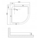 Душевой поддон NIAGARA NG-100-100