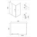 Душевое ограждение NIAGARA NG-62-12A-A90