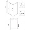 Душевое ограждение NIAGARA NG-63-10A-A70