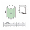 Душевой уголок WELTWASSER WW500 С 100/189