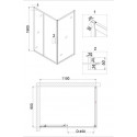 Душевое ограждение NIAGARA NG-62-11A-A90