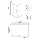 Душевое ограждение NIAGARA NG-42-12AG-A110G