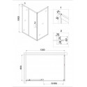 Душевое ограждение NIAGARA NG-62-13A-A80
