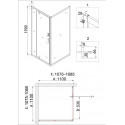 Душевое ограждение NIAGARA NG-43-11AG-A110G