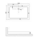 Душевой поддон NIAGARA NG-120-90Q