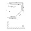 Душевой поддон NIAGARA NG-90-90D