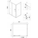 Душевое ограждение NIAGARA NG-62-9A-A80